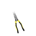 Pinzas de 21,9 cm de punta de aguja multiusos con ponchadora