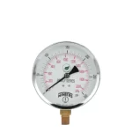 Manómetro PEM Economy / MANOMETRO PEM 4" 0-100 PSI / BAR 1/2" NPT POST