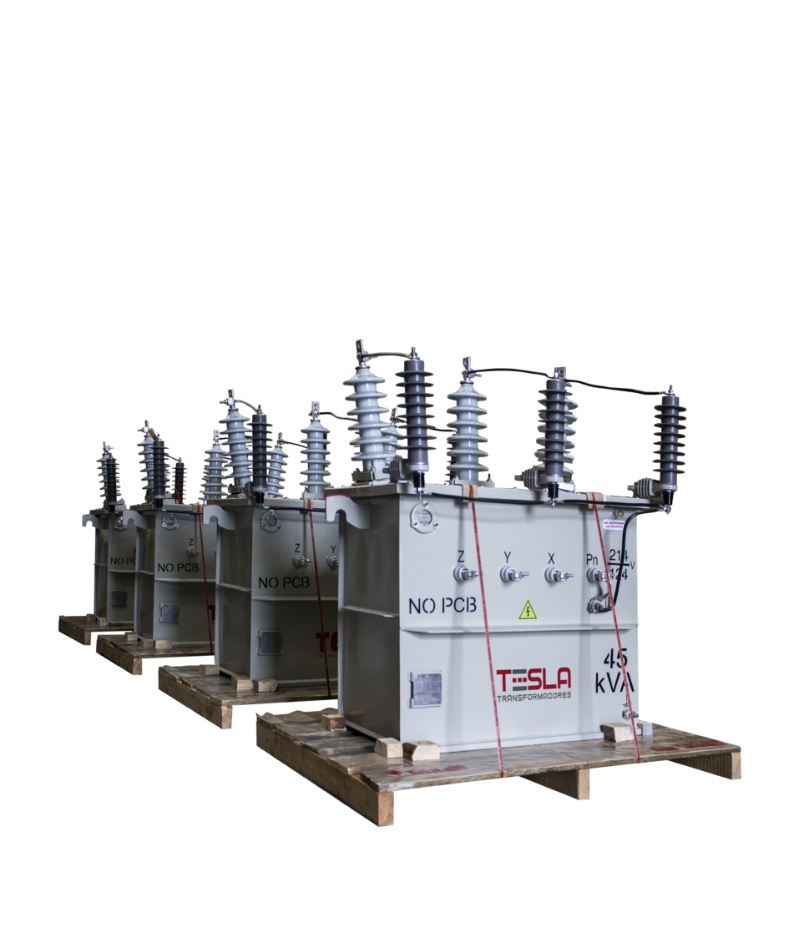 Tesla convencional serie 34.5 Transformadores en Aceite Trifásico Convencional Hasta 7.5 MVA Serie 34.5/15 kV - Imagen 1