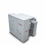 Transformadores en Aceite Pedestal Radial trifásico Hasta 10 MVA kVA Serie 34.5 kV con frente MUERTO