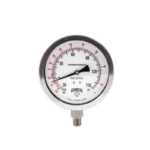 Manovacuómetro PAM StabiliZR Dial 4", -1/0/10 Bar/°C para NH3, 1/2"NPT inf. Aro bay, int 316SS
